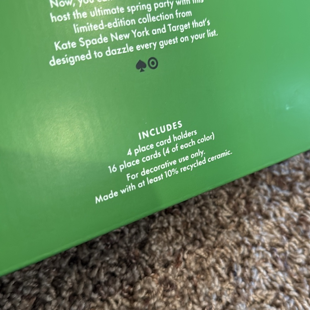 Kate Spade x Target Place Card Set - Picture 3 of 3